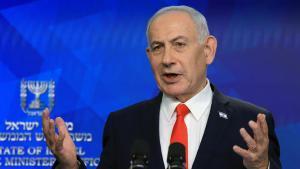 El primer ministro israelí, Binyamín Netanyahu, en una rueda de prensa en Jerusalén el pasado 15 de junio.