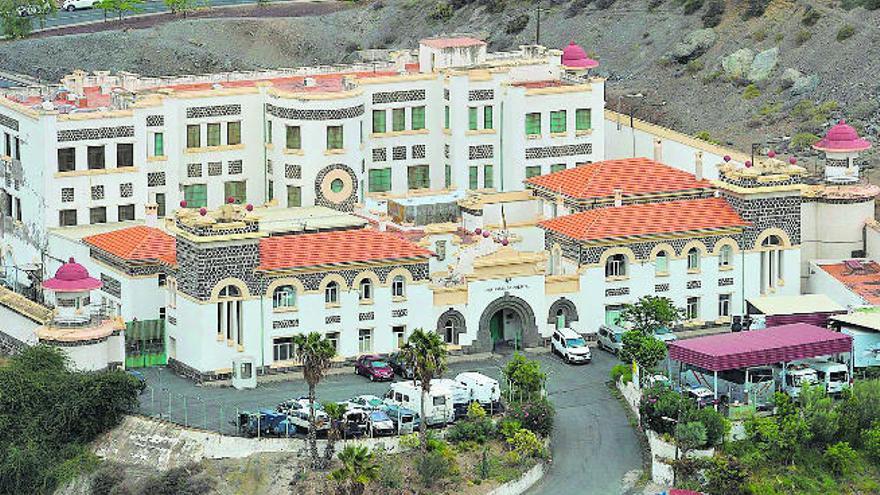 Imagen panorámica del CIE de Barranco Seco tomada ayer.