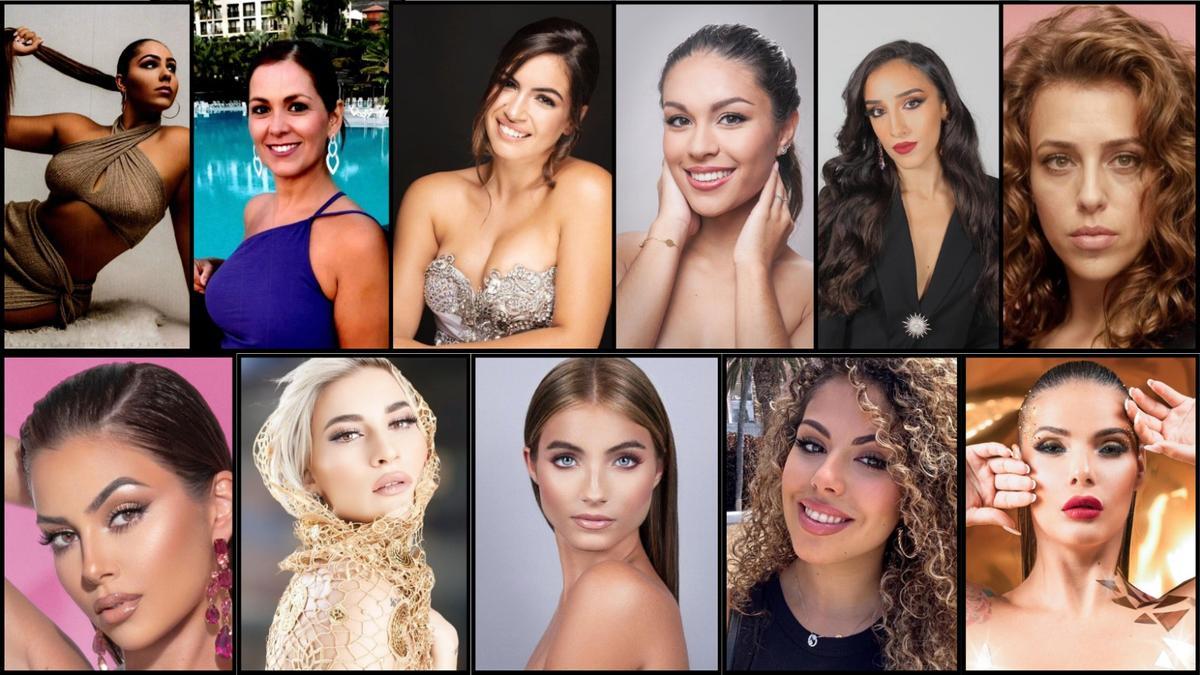 Estas son las once candidatas a reina del Carnaval de Santa Cruz de Tenerife 2024.