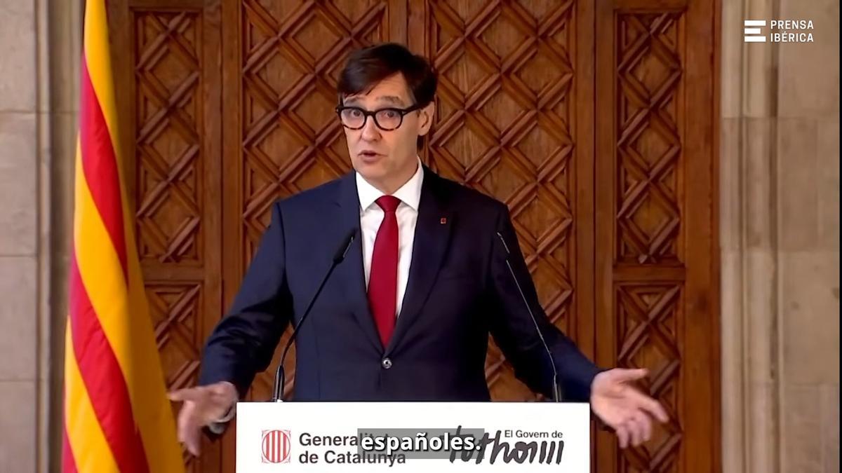 Salvador Illa, presidente de Cataluña.