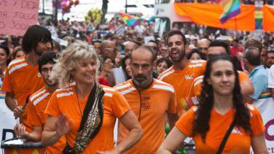 Un desfile del orgullo gay que se realizó en Alicante.