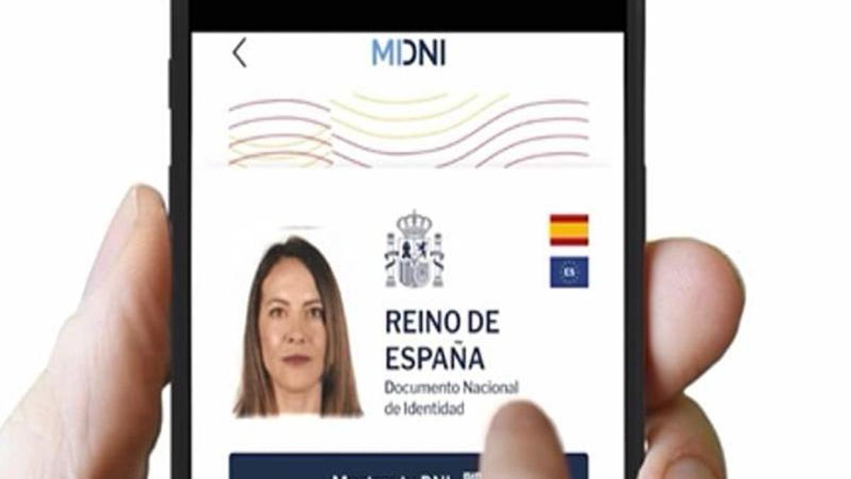 La aplicación MiDNI permitirá identificarse legalmente con el móvil desde este jueves