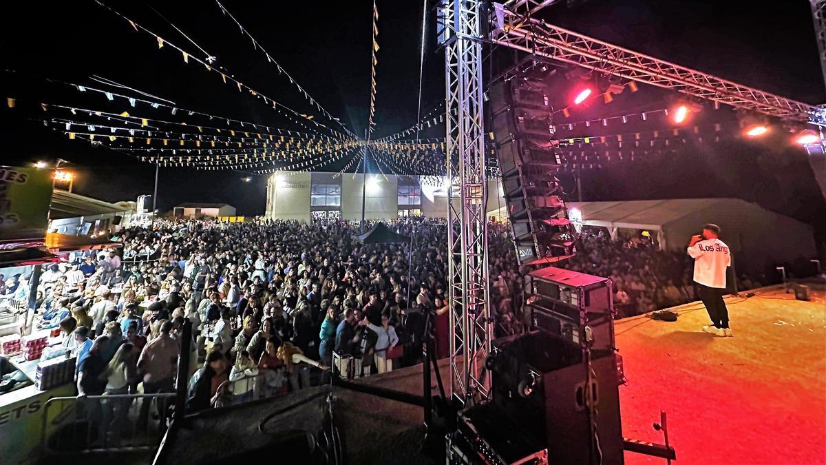 Mucho público en el concierto de Sergio Contreras