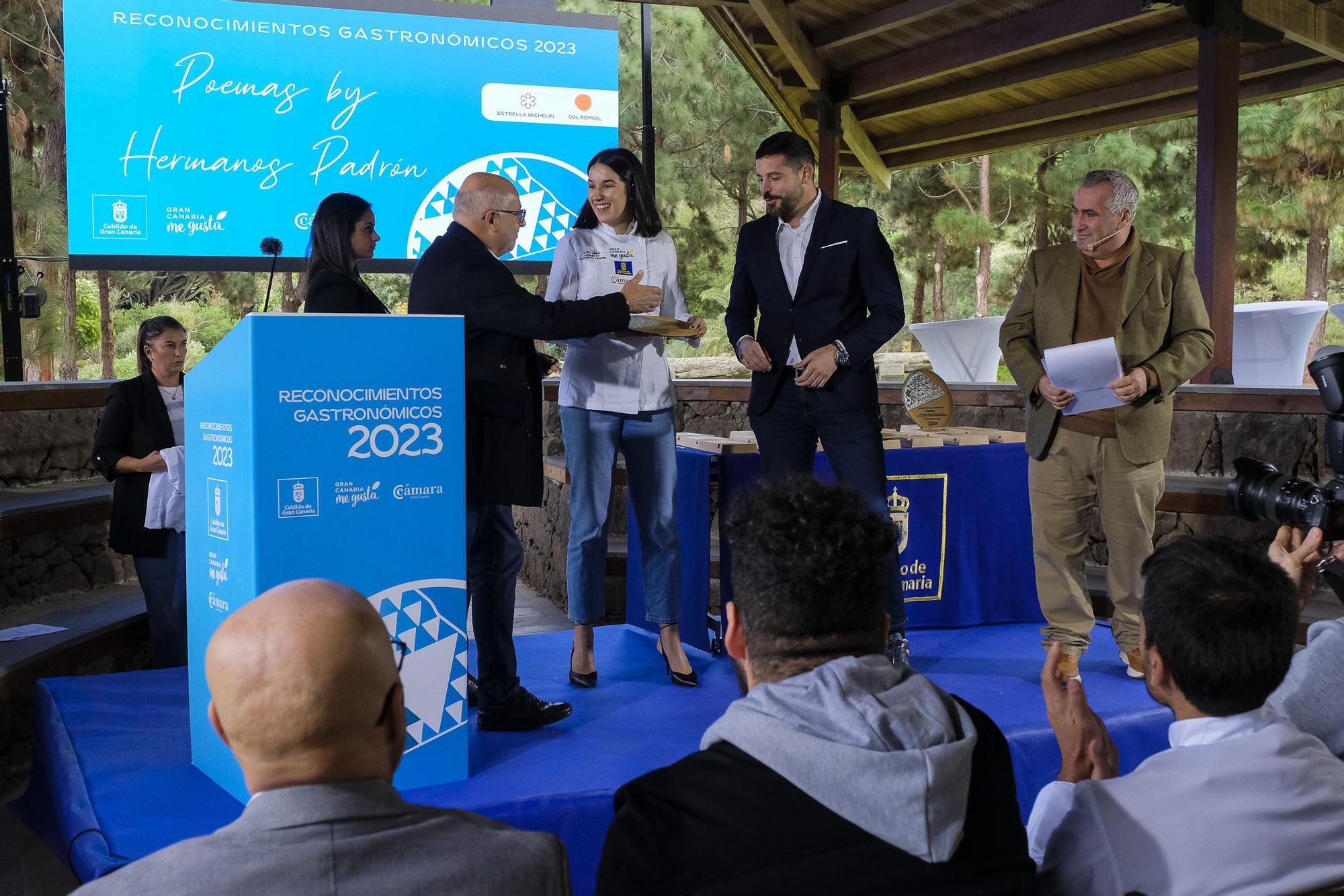 El Cabildo de Gran Canaria homenajea a los galardonados con las Guías Michelin y Repsol 2023