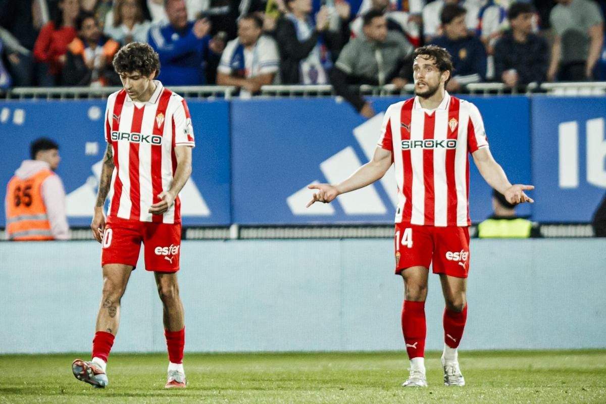 Así fue el partido entre el Sporting y el Zaragoza