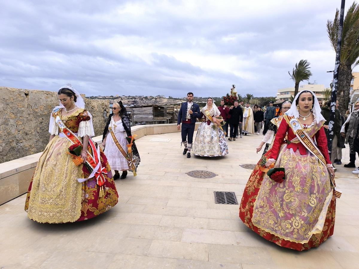 La falla de es Pujols de Formentera celebra sus fallas este fin de semana.