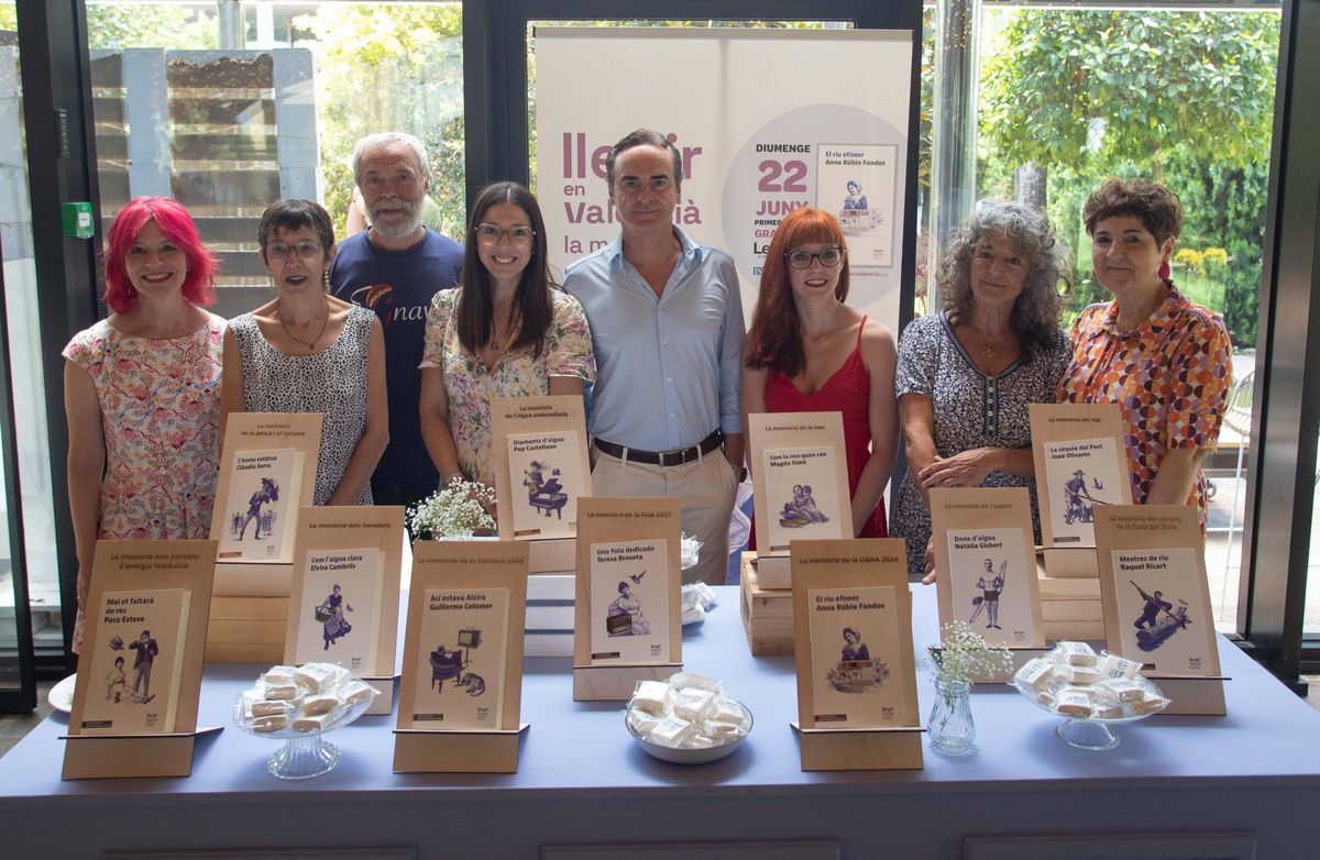 Escriptores i escriptors de la campanya «Llegir en valencià, la memòria de l'aigua».