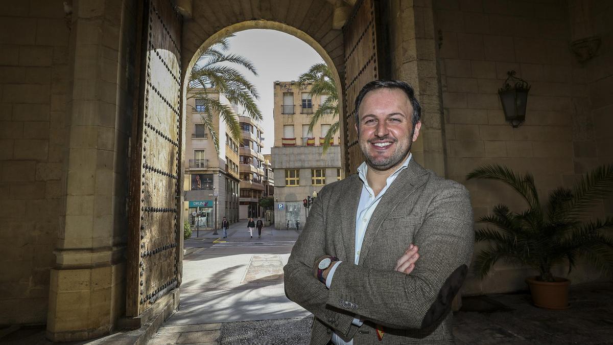 El líder del PP de Elche, Pablo Ruz, en una imagen de archivo.