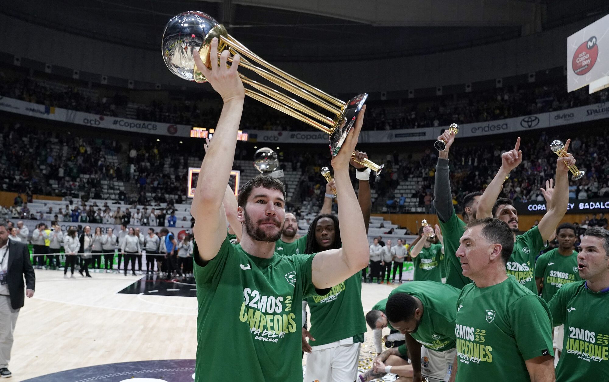 La celebración de la Copa del Rey de Unicaja, en imágenes