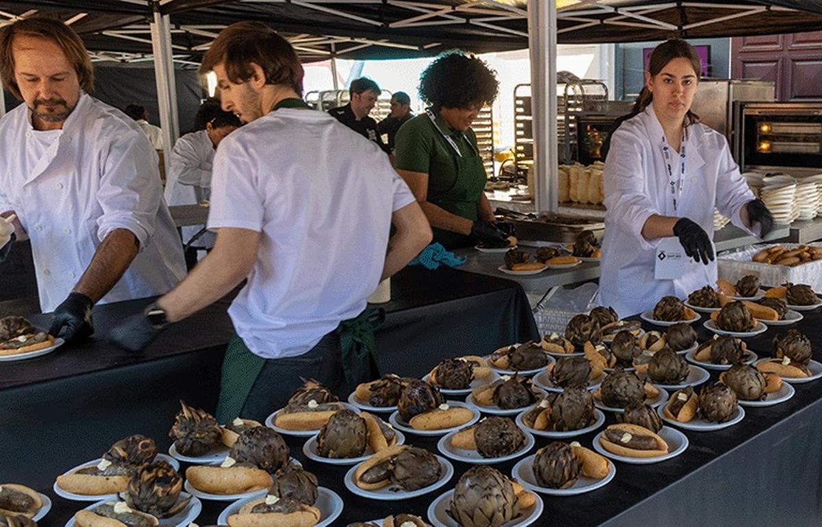 Anterior edición de la Carxofada de Sant Boi.