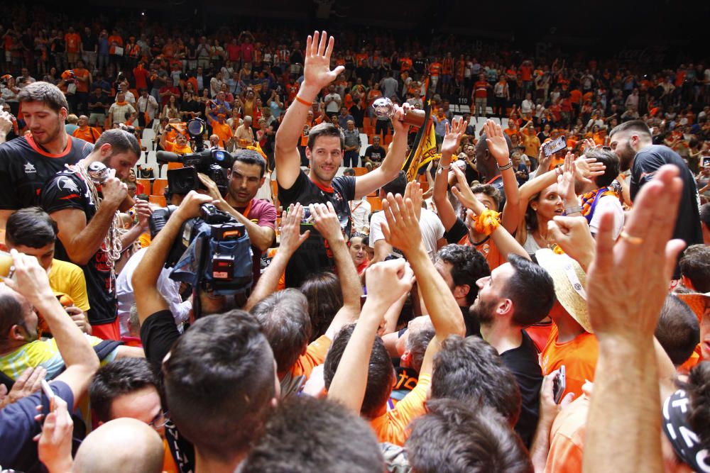 Así ha sido la celebración del Valencia Basket