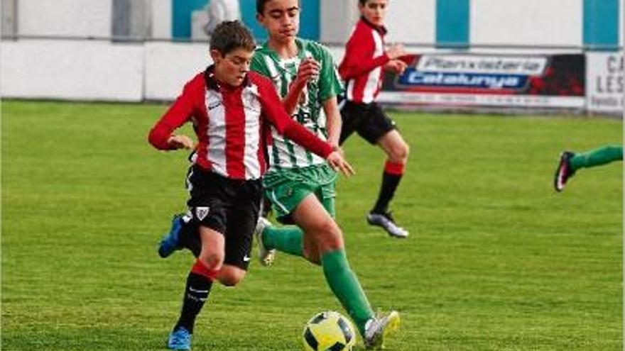 Una imatge del partit de la primera fase entre el Peralada i l&#039;Athletic Club.