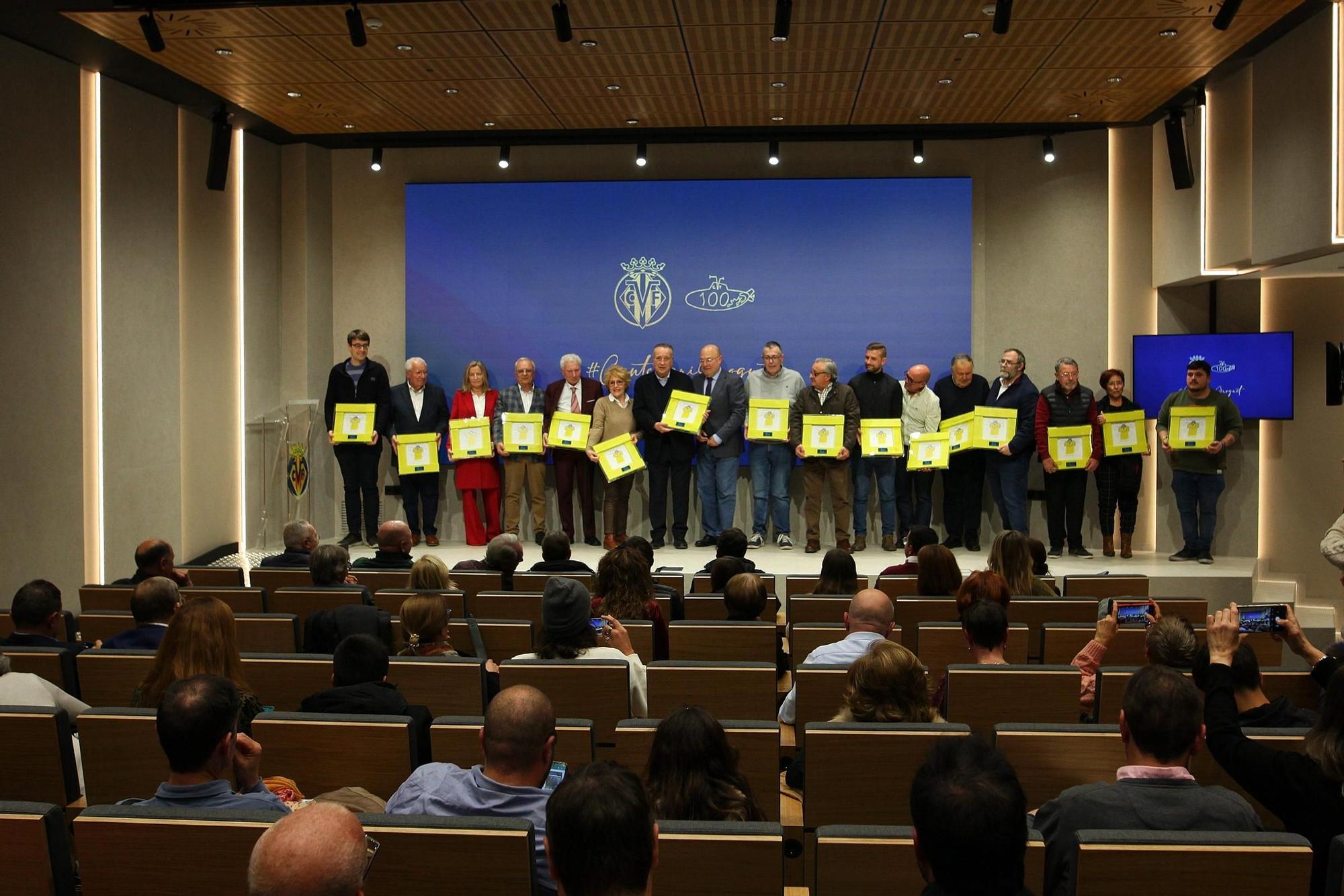 El homenaje a sus presidentes culmina los actos por el centenario del Villarreal