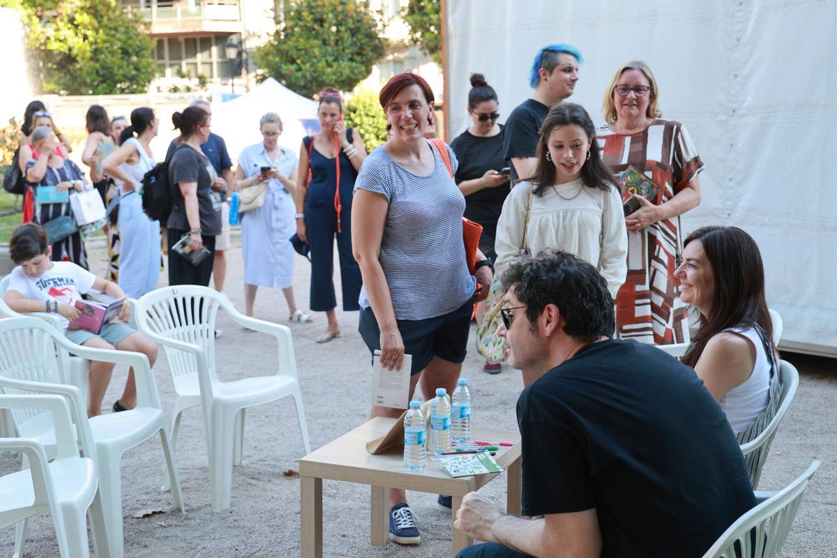 Ledicia Costas firma su última obra.