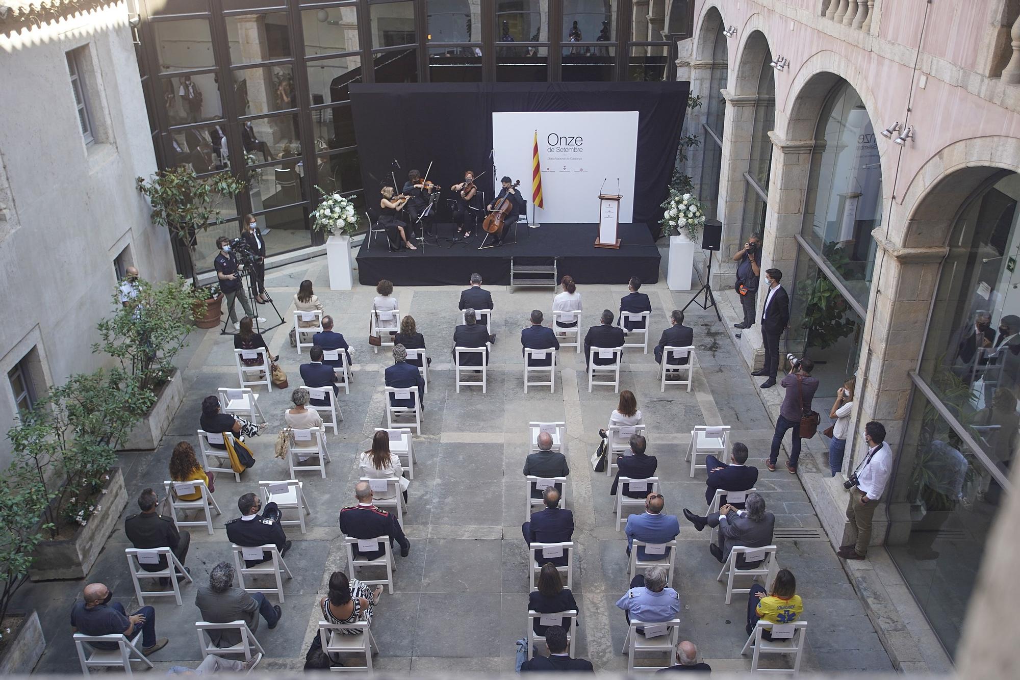 L'acte institucional de la Diada de Catalunya a Girona