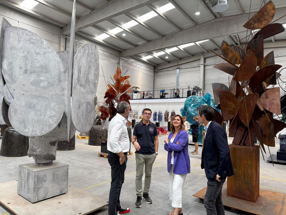 Visita al taller de Valdés