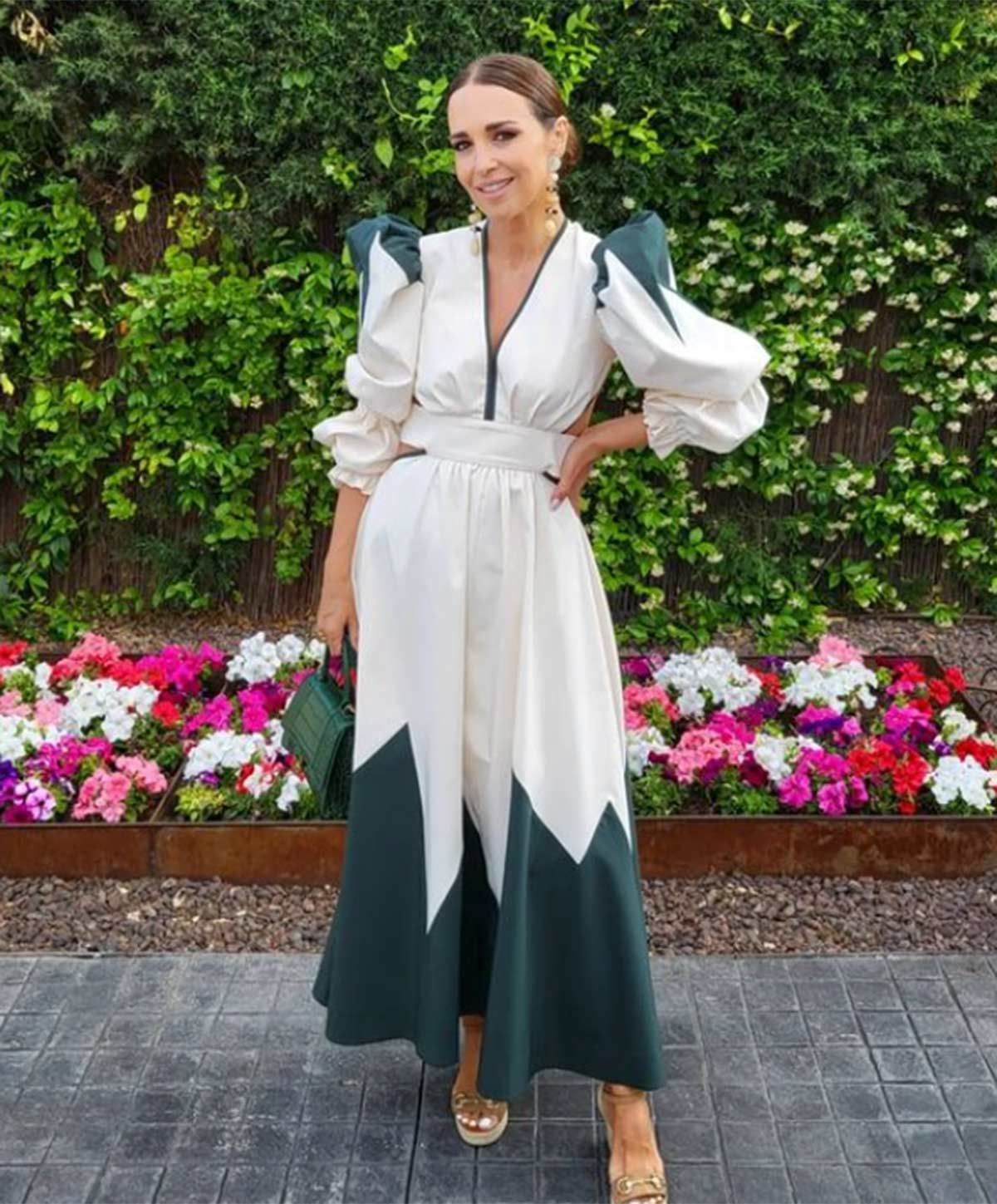 Paula Echevarría con vestido de Inés Domecq The IQ Collection