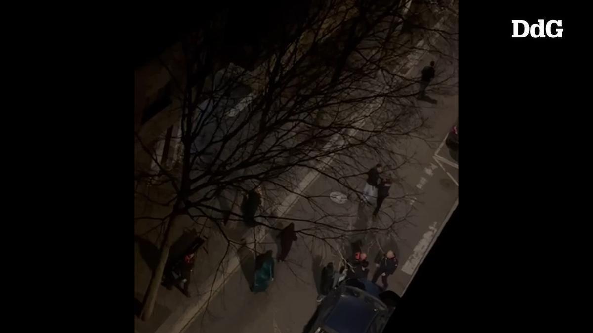 VÍDEO | Baralla entre dos grups a Santa Eugènia: detingut un home armat amb una pedra