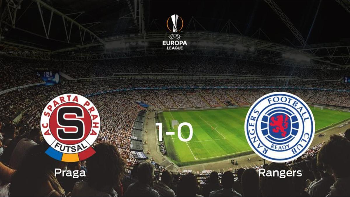 El Sparta Praga gana 1-0 en casa al Rangers