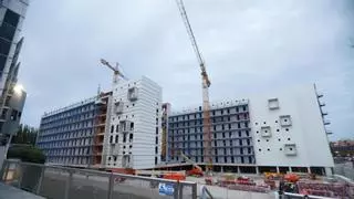La mayor residencia de estudiantes de Zaragoza pasa el 'ecuador' de sus obras: la clave para ir más rápido de lo previsto