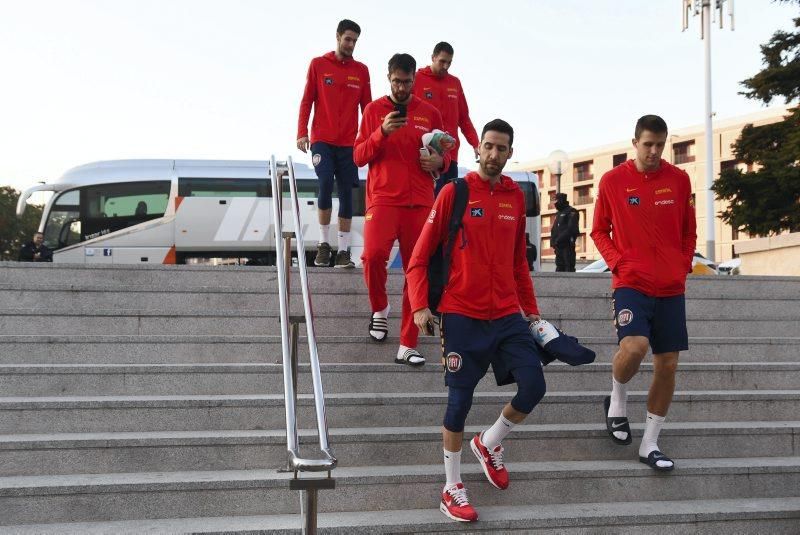 Entrenamiento de la Selección Española de Baloncesto