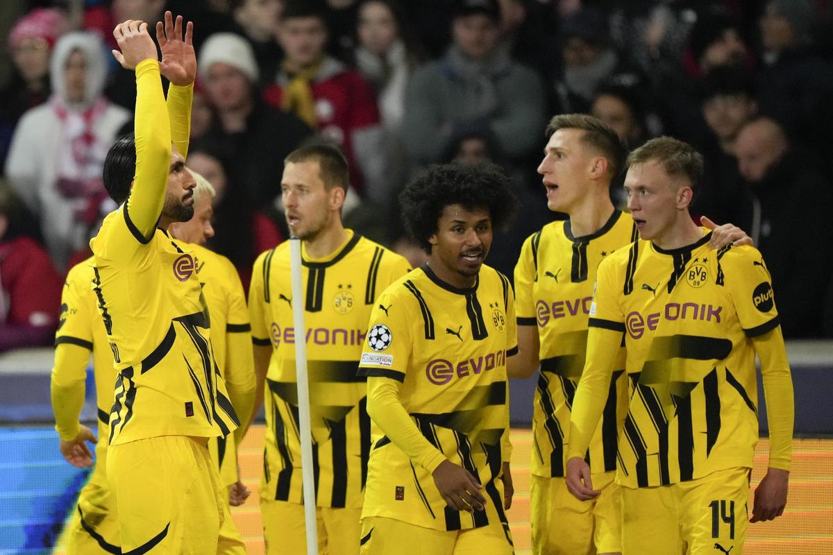 El Borussia Dortmund elimina al Lille y se cita con el Barça en los cuartos de final de la Champions