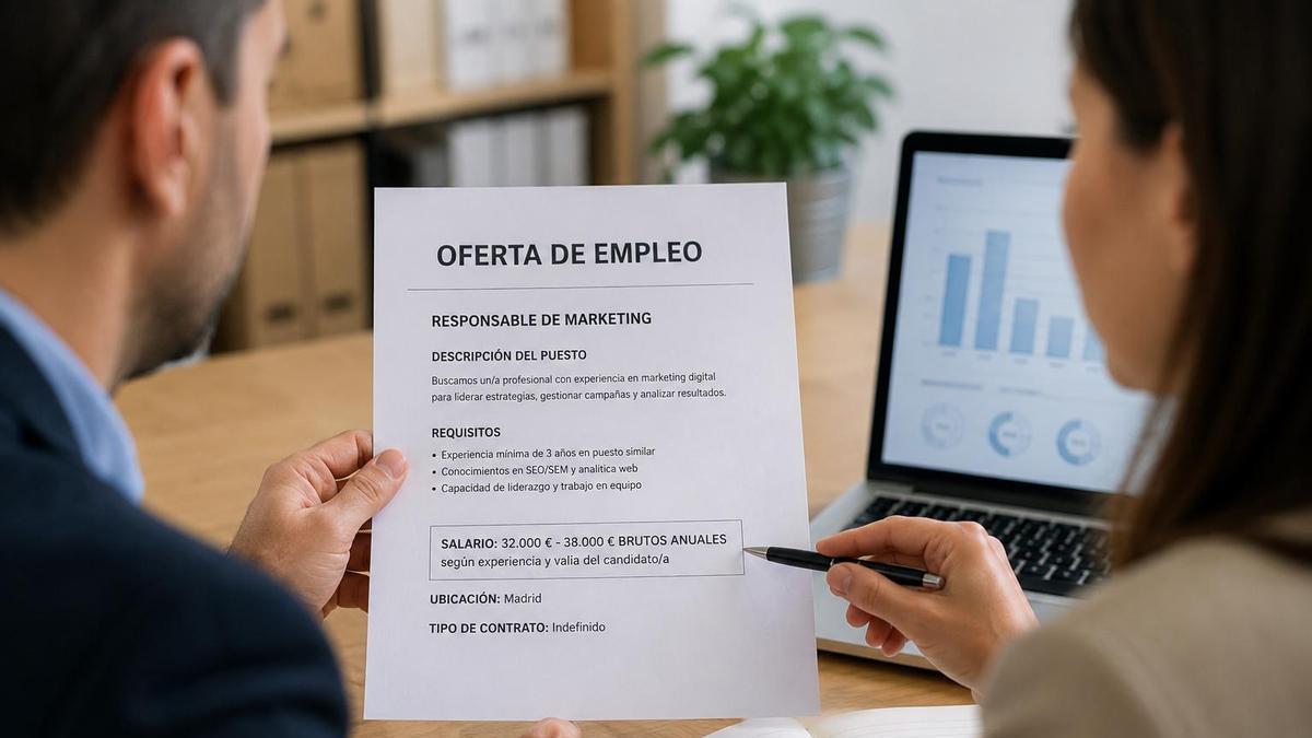 Novedades en la transparencia salarial en las ofertas de empleo en España.