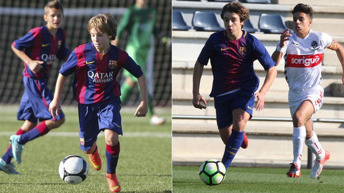 Adrià Bernabé ha madurado su juego durante los años que lleva en la Masia