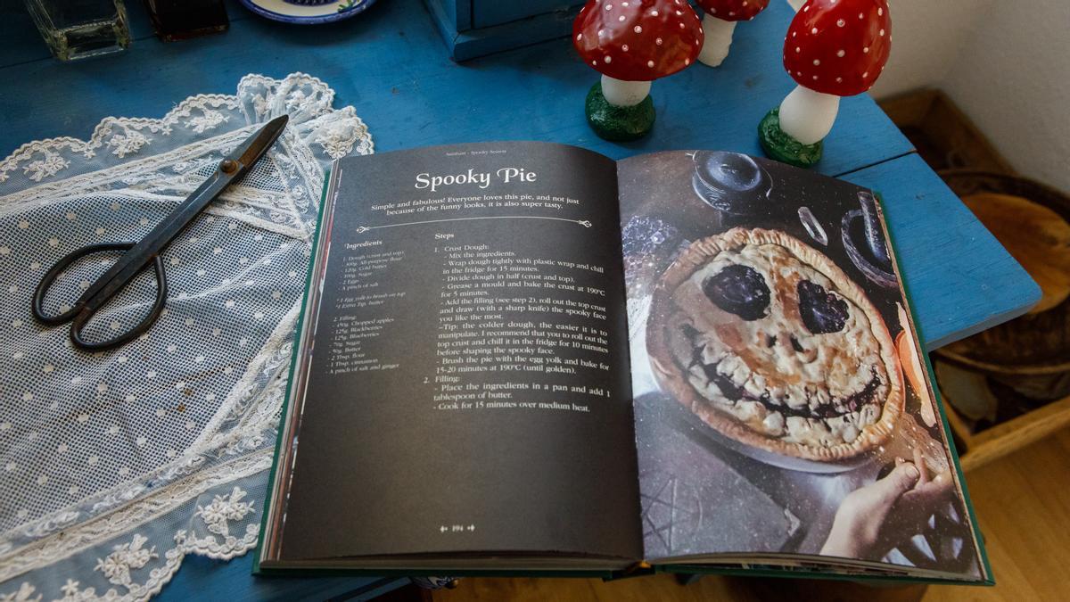 Receta del pastel con la cara del Jack Skeleton de ‘Pesadilla antes de Navidad’.