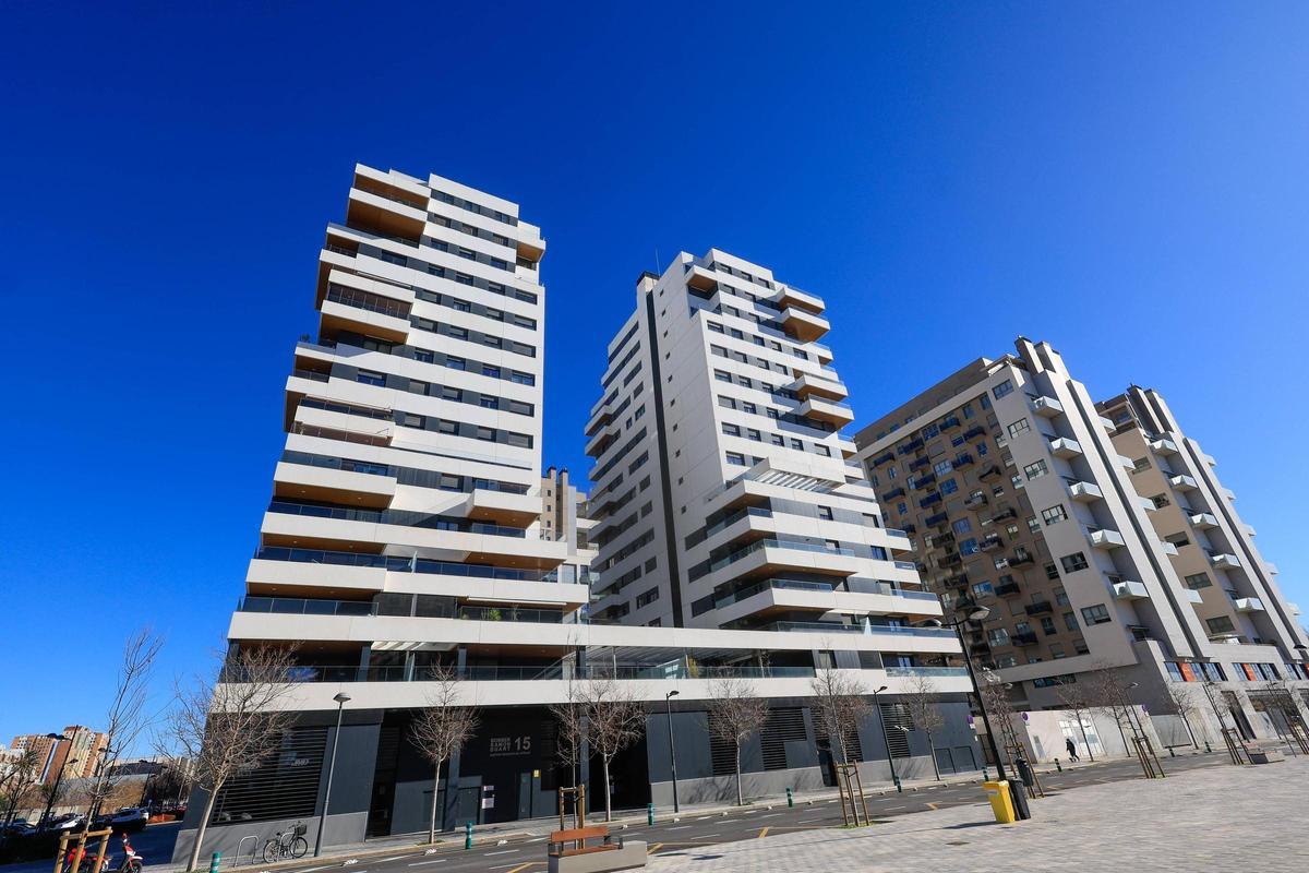 Edificis de vivendes de lloguer en el barri de Turianova de València