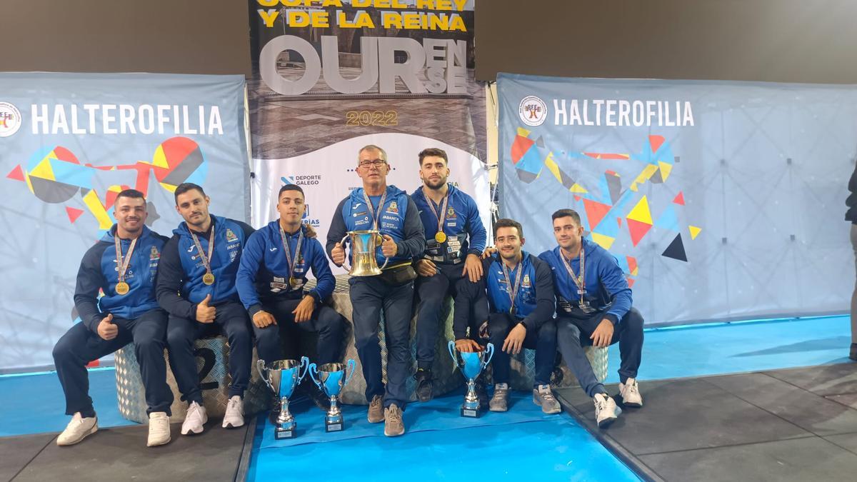 Equipo masculino del CH Coruña.