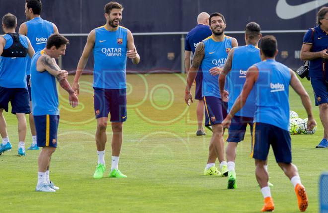 El primer entrenamiento del Barça 2015-2016 al completo, en imágenes