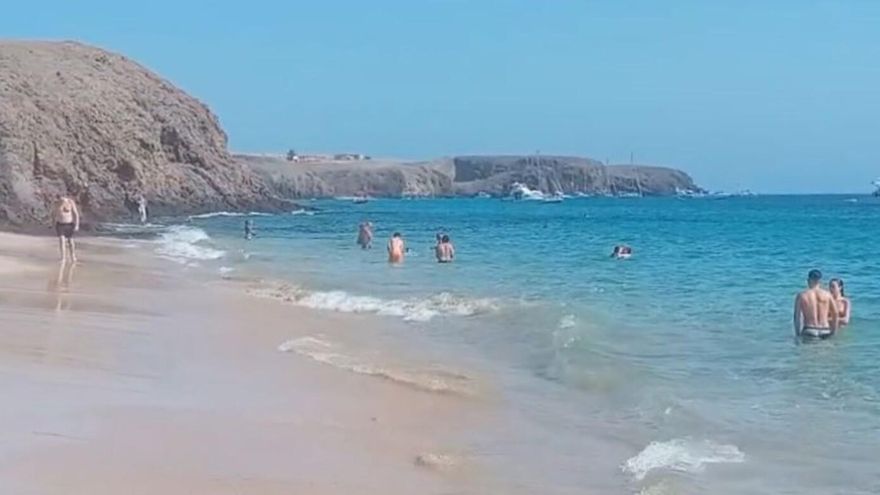 Playa Mujeres, en el municipio de Yaiza