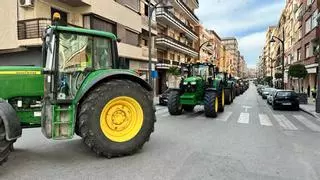 Los agricultores aseguran que se quedarán en Murcia "los días que hagan falta"