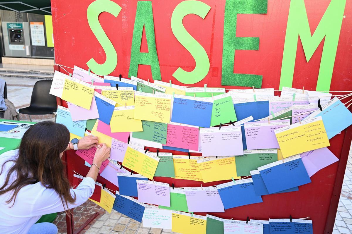 Una actividad en Elche con motivo del Día Mundial de la Salud Mental
