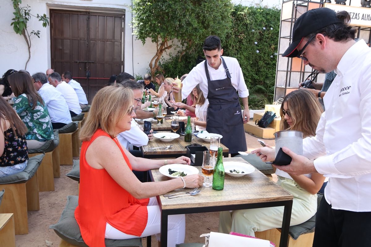 Maridaje con cerveza | Un menú de Paco Morales en Jardín Cervezas Alhambra