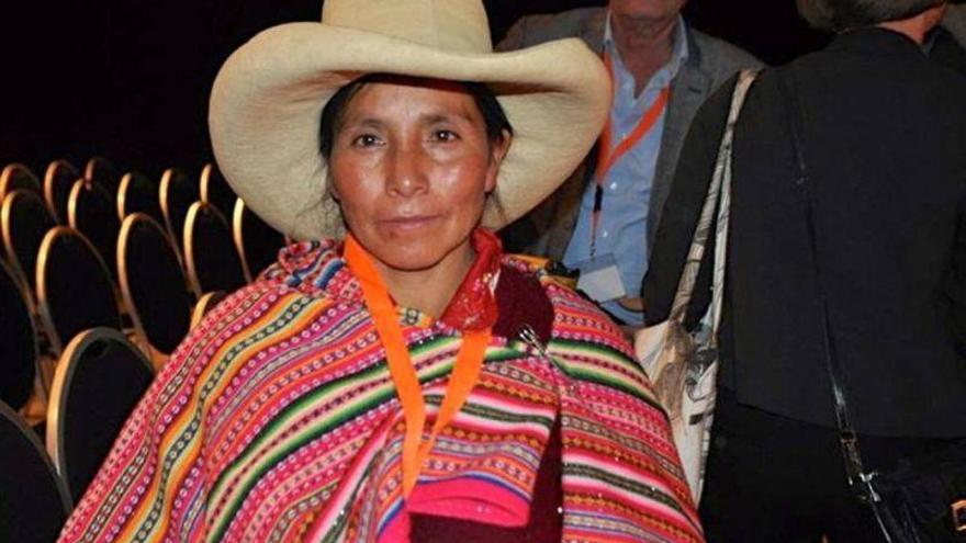 La campesina peruana Máxima Acuña denunció a la minera Newmont ante los tribunales de EE.UU