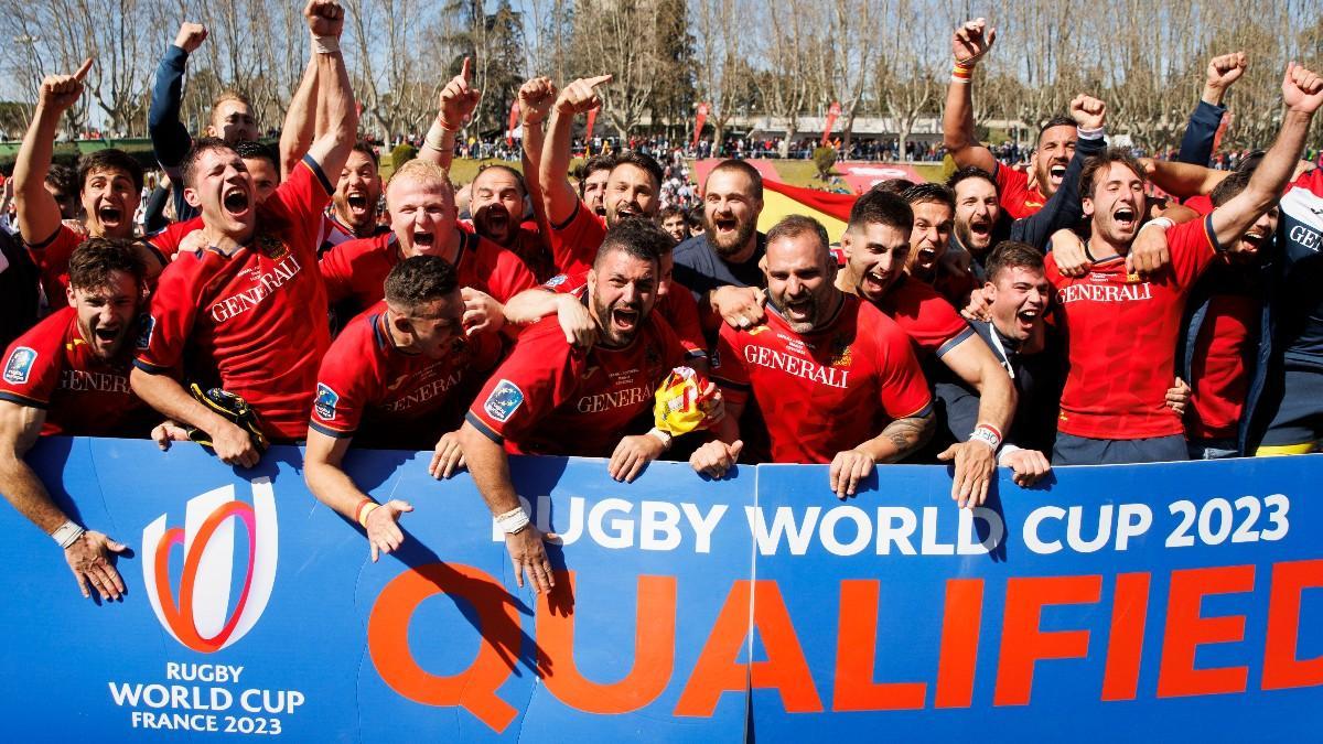 La selección española de rugby se ganó el billete sobre el césped