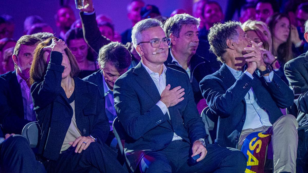 Víctor Font, durante el acto de presentación de la plataforma Nosaltres.