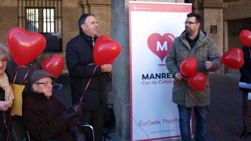 Presentació del lema Manresa cor de Catalunya com a marca de ciutat