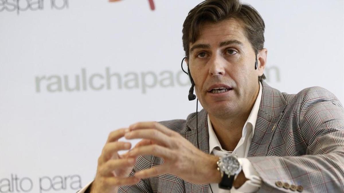 Raúl Chapado, presidente de la Federación Española de Atletismo
