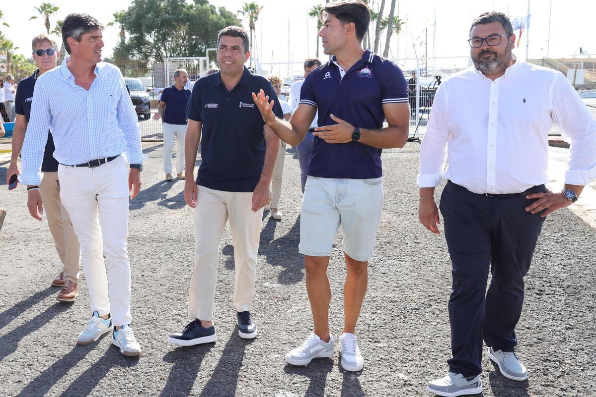 Mazón mostró su apoyo a la competición