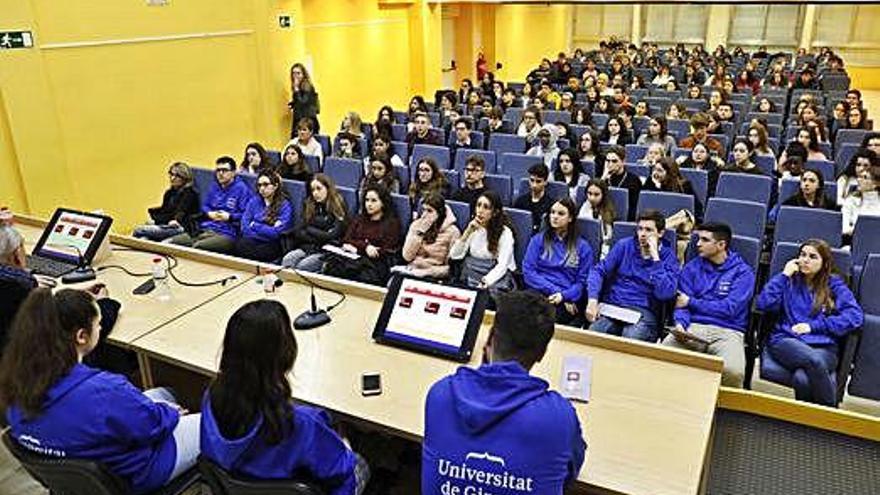 La Universitat de Girona obre les portes als joves de batxillerat i FP