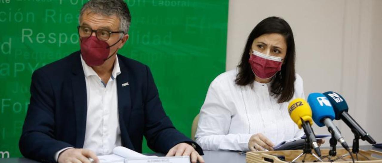 Alfonso Rojo, en la presentación de la encuesta de Pimeef de la semana pasada. | J.A.RIERA