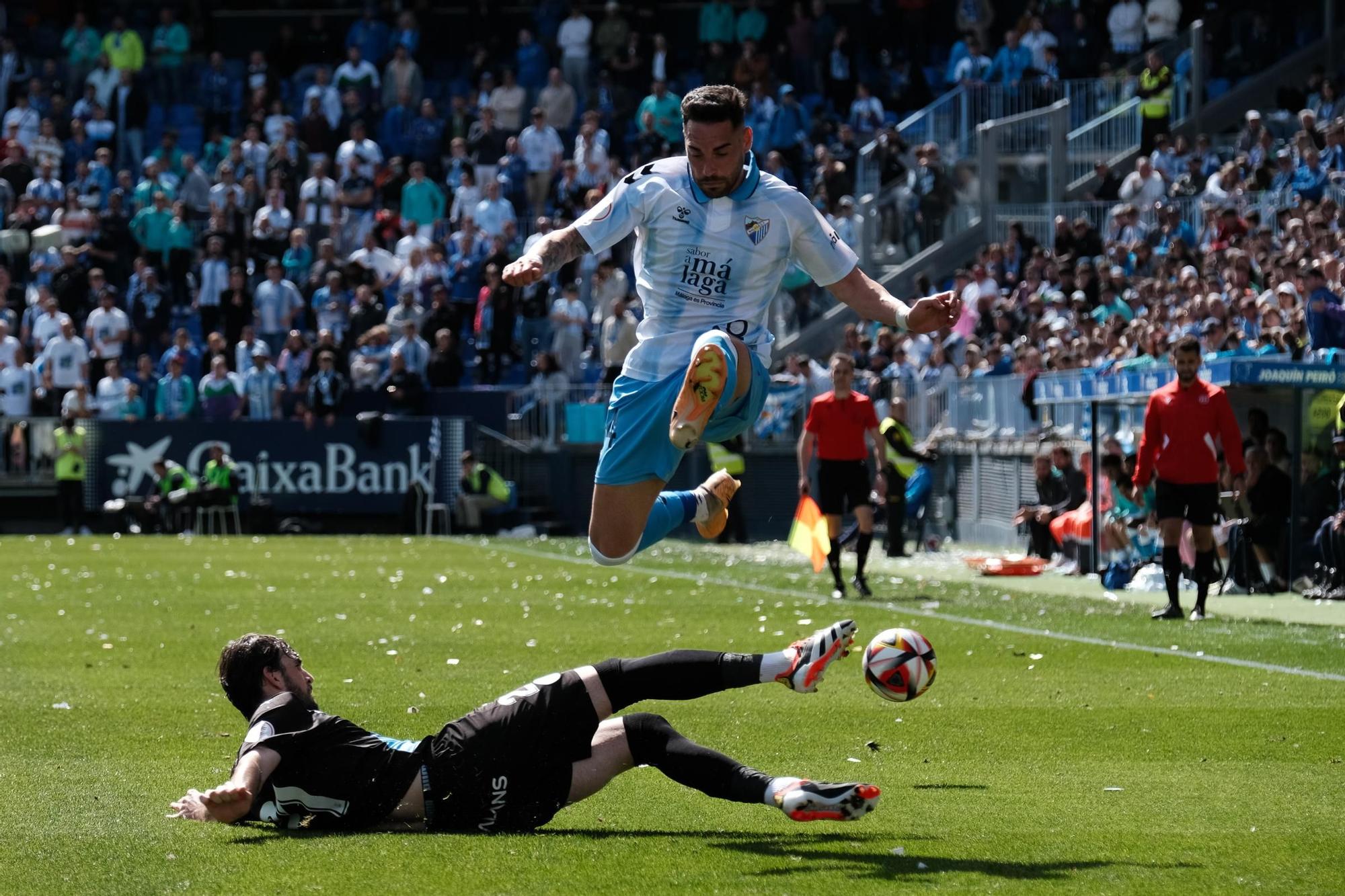 El Málaga CF - UD Ibiza, en fotos