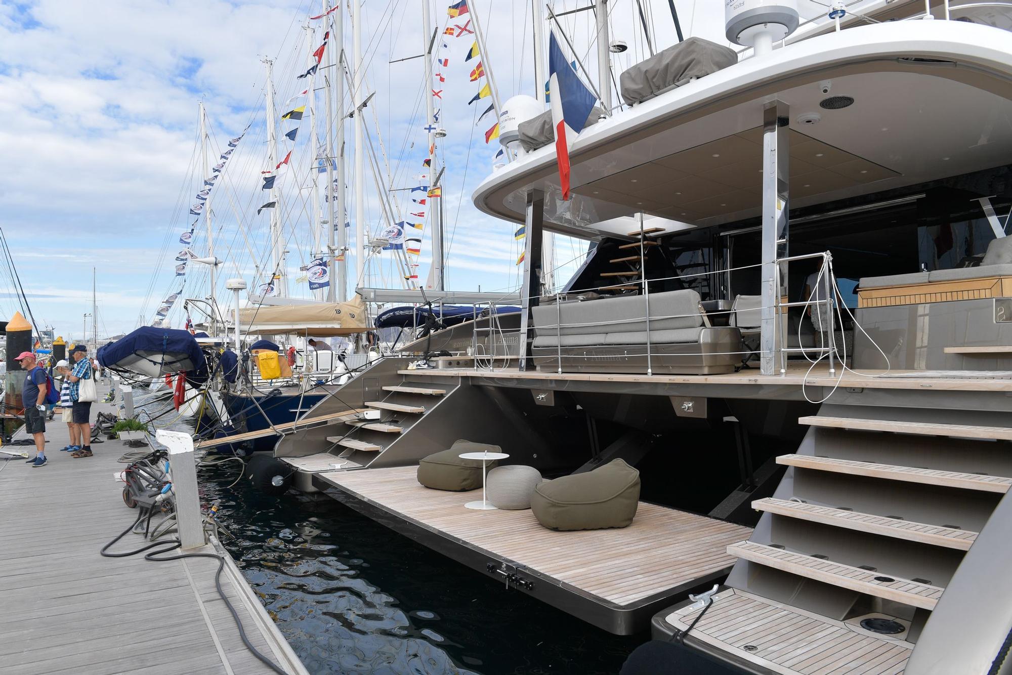 Participantes en la regata ARC, en el Muelle Deportivo de Las Palmas de Gran Canaria