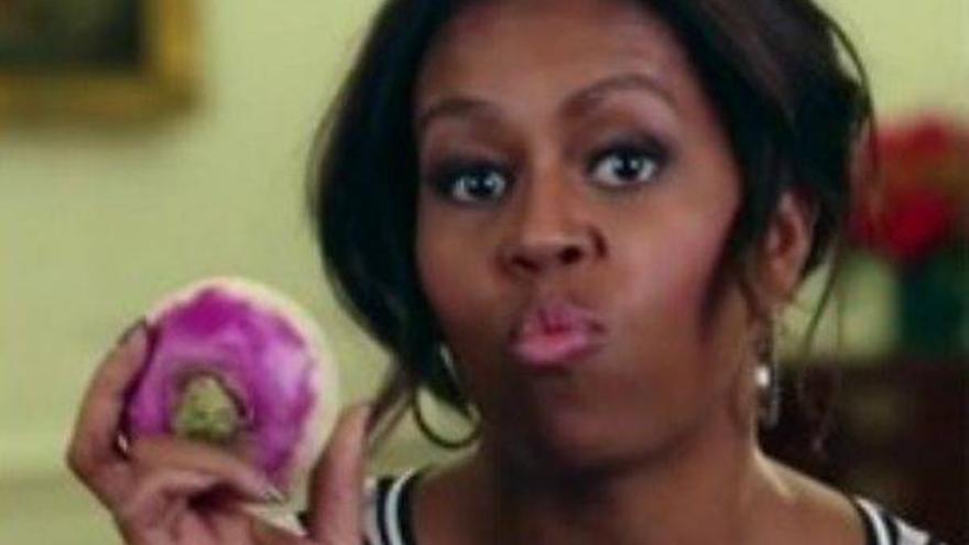 Michelle Obama lanza el rap del nabo