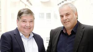 Sigfrid Gras i Jordi Borda, nous directors de TV-3 i Catalunya Ràdio