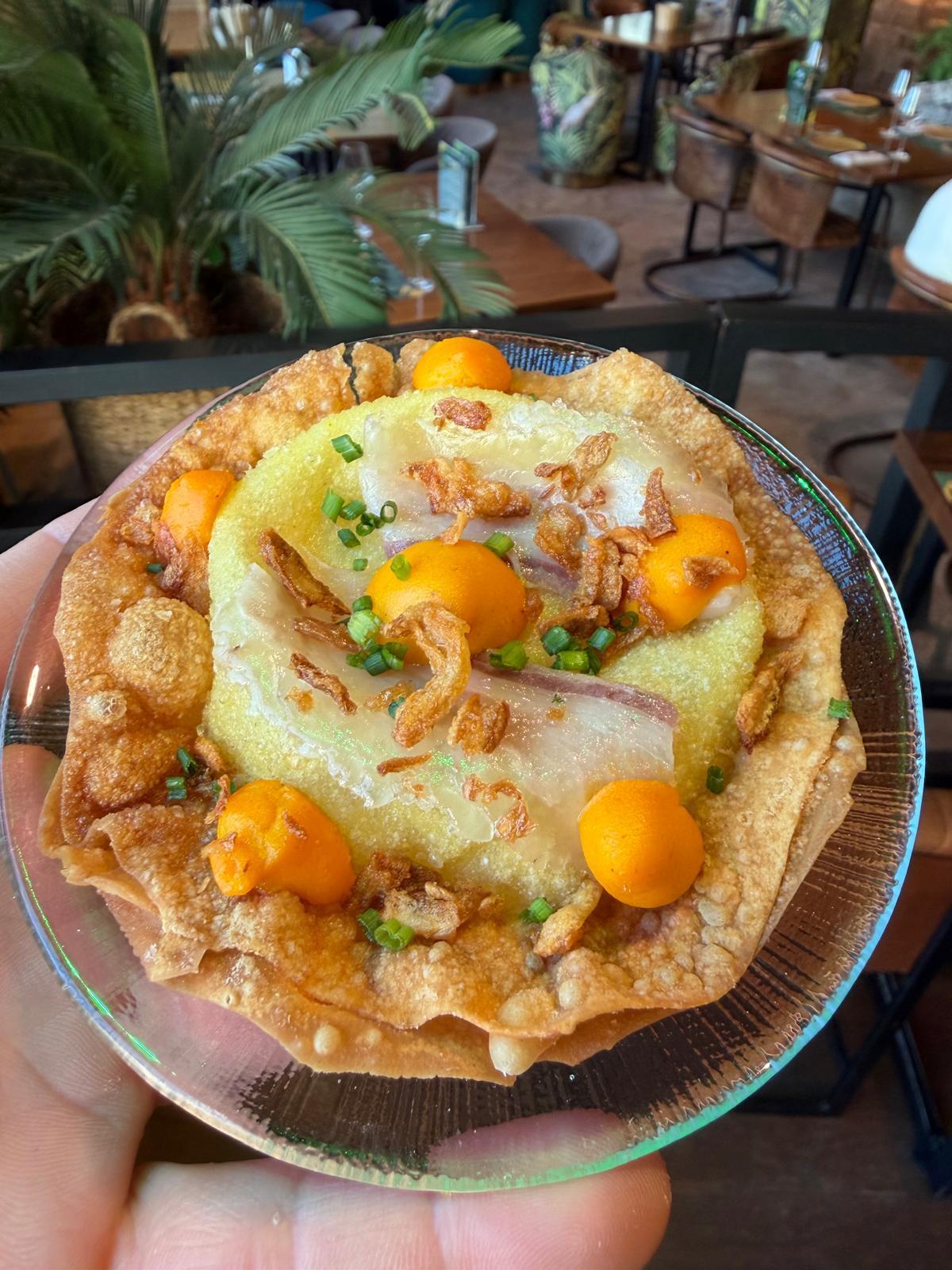 “Ravioli japonés de tortilla de patata, cebolla y papada ibérica”, primer puesto en las jornadas gastronómicas de Siero