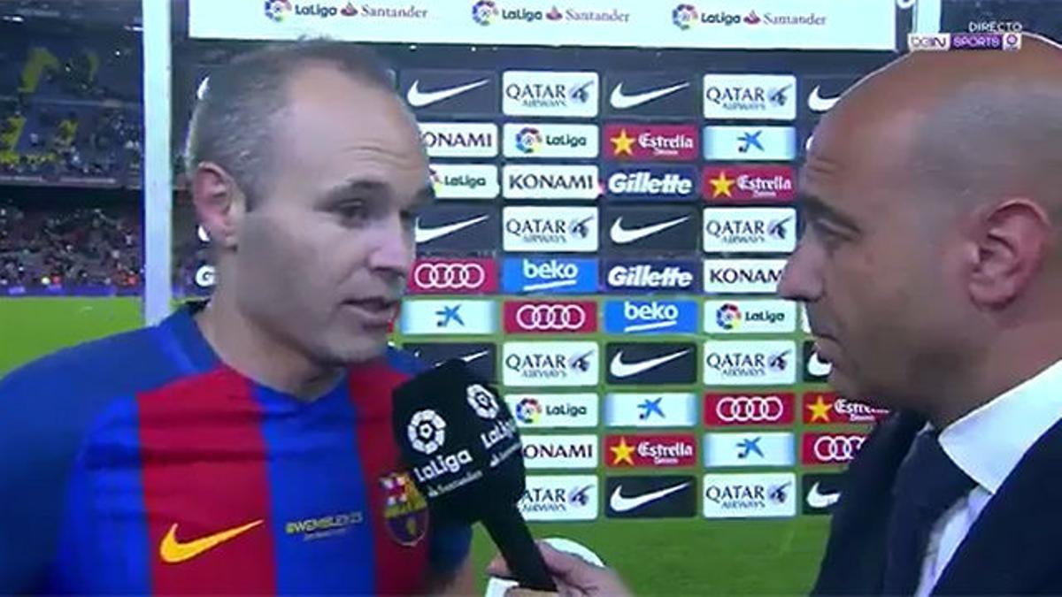 Iniesta explicó por qué no ha ganado la liga el Barça